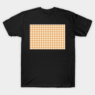 Polka Dot Design Retro Palette - Yellow T-Shirt